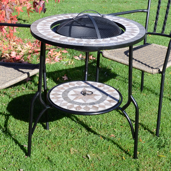 Garten Living Tisch mit Feuerstelle Daenerys Wayfair.de
